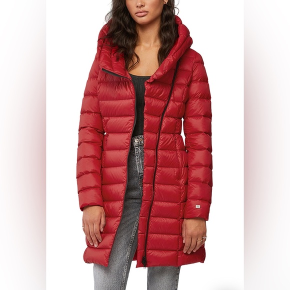 Soia & Kyo Karelle - TD Down Puffer Jacket Ruby Color - Brand New - Picture 9 of 11